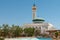 SHARM EL SHEIKH, EGYPT - JUNE 3, 2021: Al-Salam Mosque in Sharm El-Sheikh in Egypt