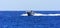 Sharm el-Sheikh, Egypt - March 14, 2018. A magnificent snow-white motor boat in the Red Sea against a blue sky