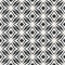 Sharp abstract seamless pattern monochrome or two colors vector
