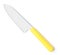 Sharp chef`s knife on white background