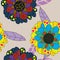 Sharp Flower Group Seamless Pattern_eps