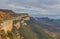 The sharp mountains are authentic balconies in Nature