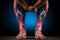 Sharp pain in athlete& x27;s legs