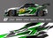 Sharp race car wrap designs illustrations