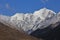 Sharp ridges of mount Gangchenpo, Langtang National Park, Nepal.