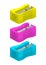 Sharpener vector pencil sharpeners of different colors