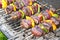 Shashlik with poultry hearts