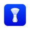 Shave brush icon blue vector