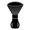 Shave brush icon, simple style