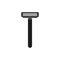 The shaving razor icon. Shaver symbol. Flat