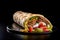 Shawarma food photography - made with Generative AI tools