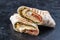 Shawarma sandwich gyroscope fresh roll of lavash Lavash chicken beef Shawarma falafel recipe tin eats stuffed with