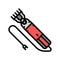 shear sheep electric tool color icon vector illustration