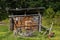 Shed of herdsman in the Altai mountains, Russia