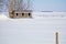 Shed on the Winter Prairie