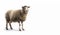 Sheep animal on isolated white background