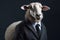 sheep in business suit business concept