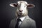 sheep in business suit business concept