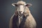 sheep in business suit business concept