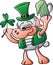 Sheep Celebrating Saint Patricks Day