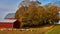 Sheep farm, rural wisconsin