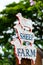 Sheep farm sign