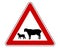 Sheep flock warning sign