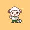 Sheep Football Cute Creative Kawaii Cartoon Mascot Logo