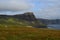 Sheep Gathered on Top of a Sea Cliff at Neist Point