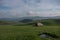 Sheep house in middle of mountain pasture in Zlatibor, Serbia.