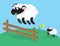 Sheep Jumping Fence
