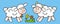 Sheep and lamb, cute picture, vector icon