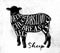 Sheep lamb cutting scheme