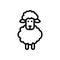 Sheep, lamb icon, vector illustration
