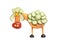 Sheep made of vegetables