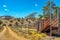 Sheep pasture and loading station in Australia