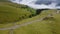 Sheep pasturing at Transalpina