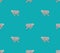 Sheep pixel art pattern seamless. ewe 8 bit background. pixelated Vector texture