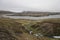 Sheep`s Waterfall Gloomy Landscape - Iceland
