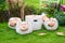 Sheep Shaped Concrete Table and Chairs