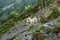 Sheep on Slate Hill Slope in Wales