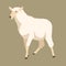 Sheep vector illustration style Flat profile