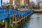 Sheepshead Bay, Brooklyn, US - Ocean Avenue Pedestrian Bridge.