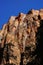 Sheer cliffs confine the Virgin River