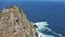 The sheer rocky slopes of Cape Point