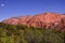 Sheer sandstone cliffs