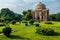 Sheesh Gumbad tomb in Lodi Gardens city park in Delhi, India