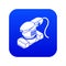 Sheet sander icon blue vector