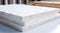 Sheets of expanded polystyrene for house thermal insulation during constructions