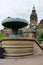 Sheffield Town Hall with fountains in Sheffield. England